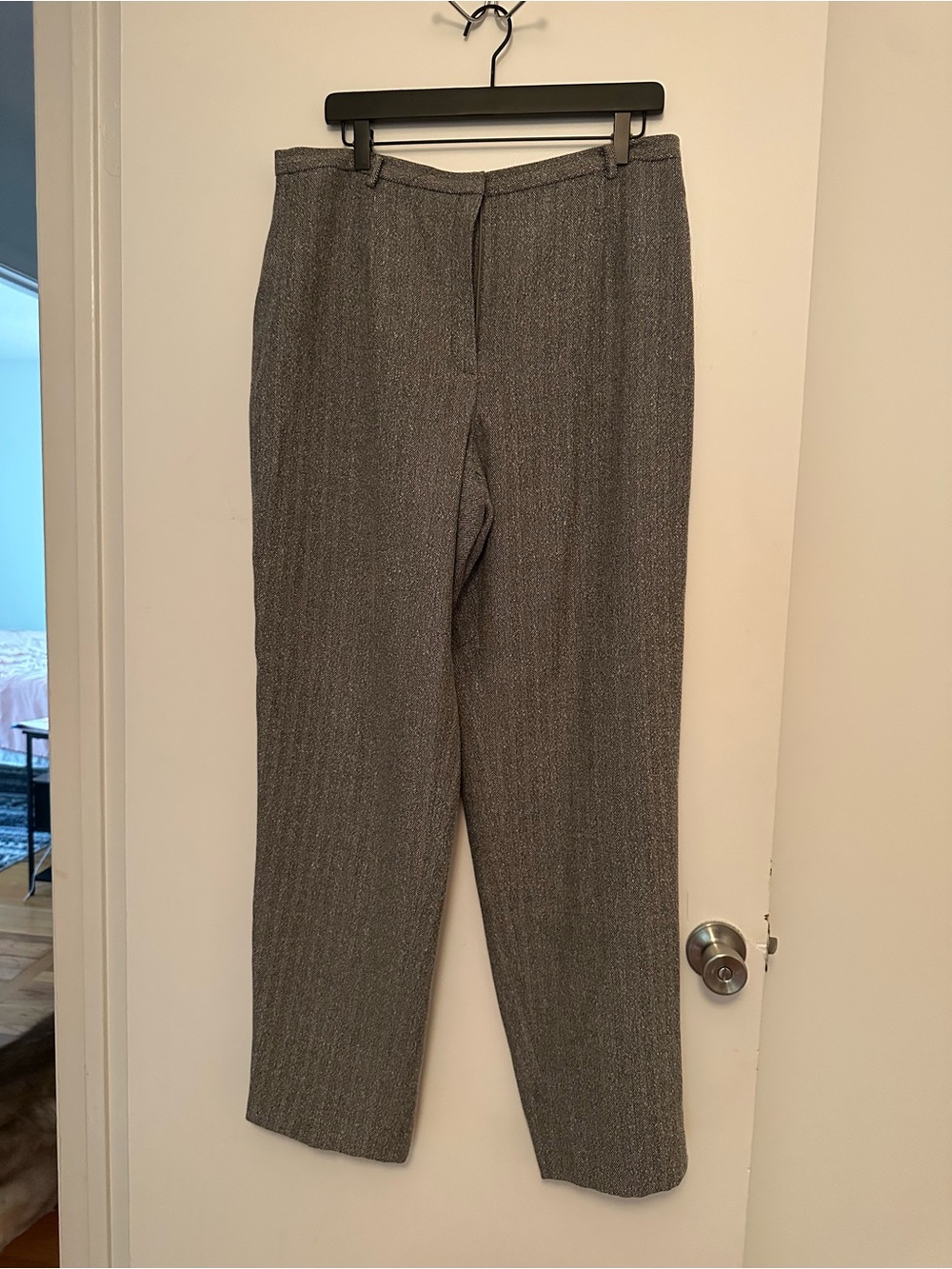Liz Claiborne Gray Textured Dress Pants